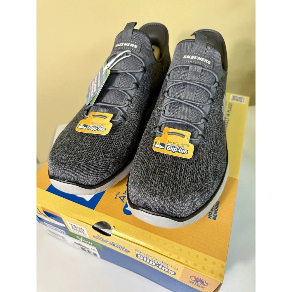 Skechers Men's Slip-Ins Summits Key Pace Shoes 232469 CCBK Size 13 BNIB